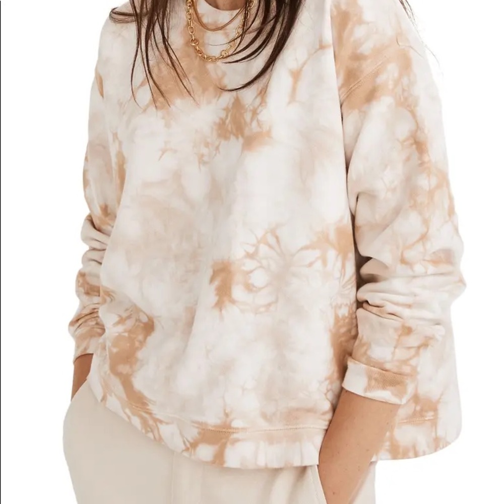Madewell tie-dye swingy sweatshirt